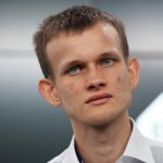 A close-up portrait of Vitalik Buterin, the co-founder of Ethereum. The image is used in an article that discusses his new thesis on how "boring" DeFi (Decentralized Finance) can play a crucial role in securing Ethereum's future.